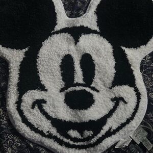 Mickey Mouse Black and White Rug